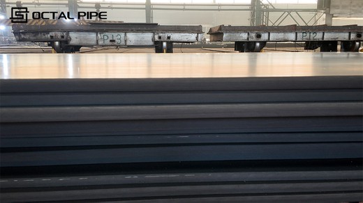 heavy and wide plate products stacked by specification heavy and wide plate products stacked by specification